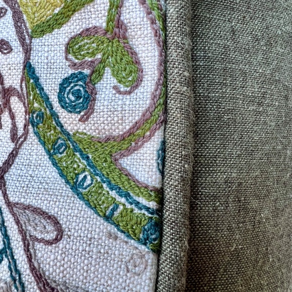 Handmade Pillow cover designer fabric 22x 22 inches - Picture 3 of 5